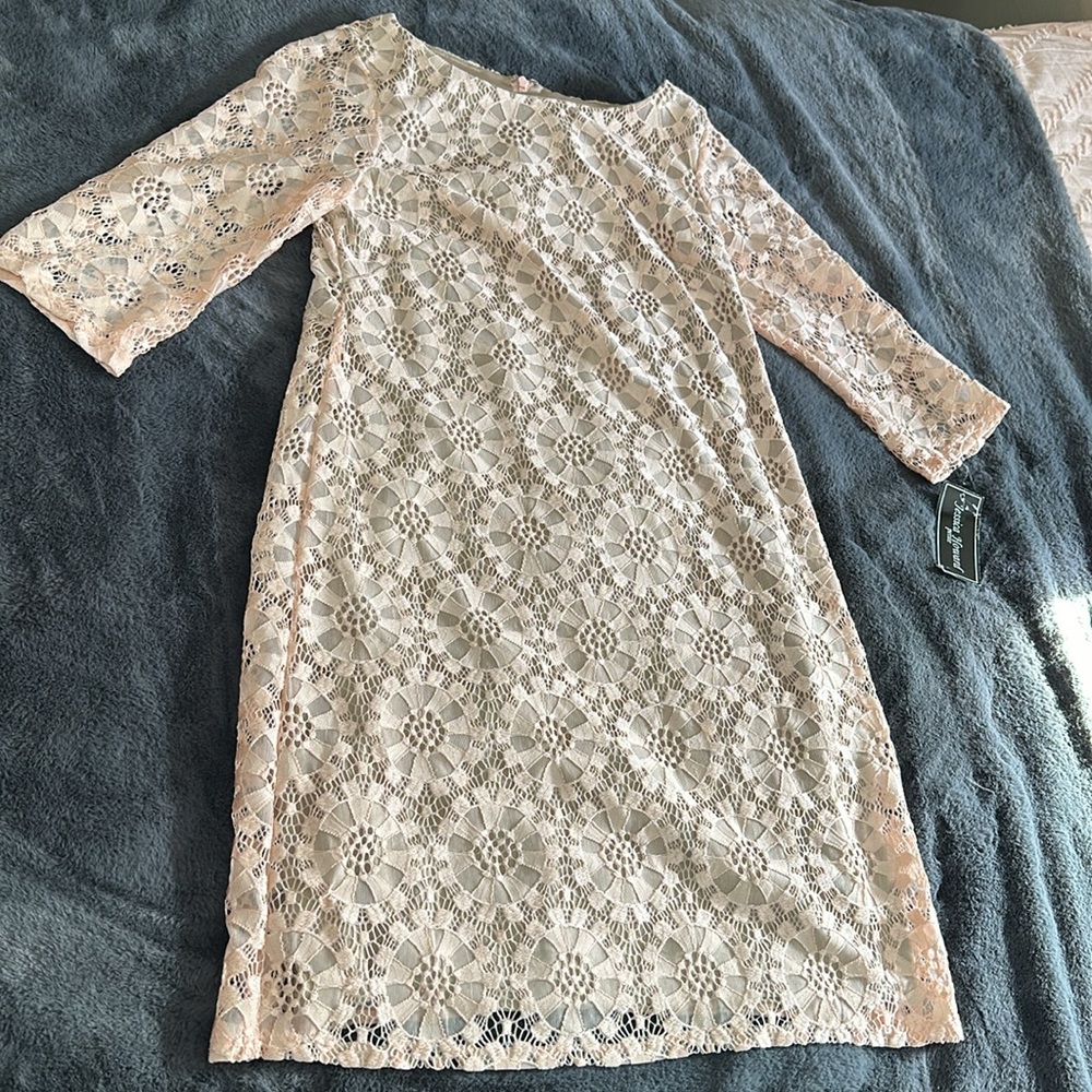 Light Pink Lace Dress